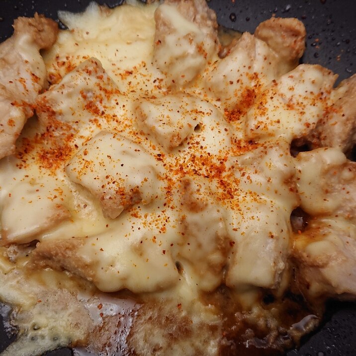 チーズタッカルビ風 鶏むね肉の味噌チーズ焼き